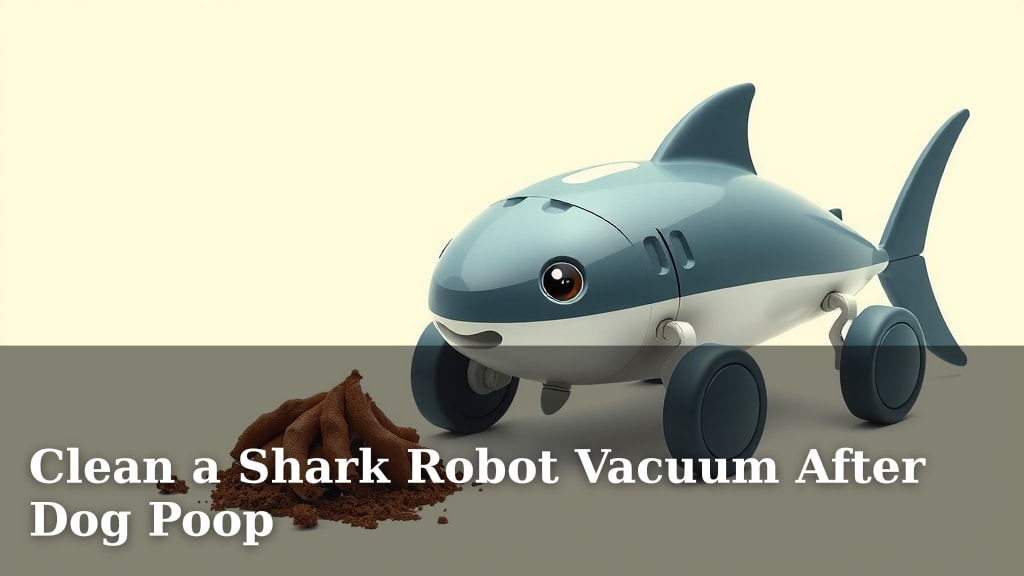 Clean a Shark Robot Vacuum After Dog Poop