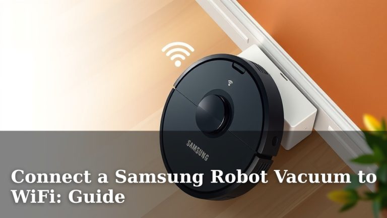 Connect a Samsung Robot Vacuum to WiFi: Guide