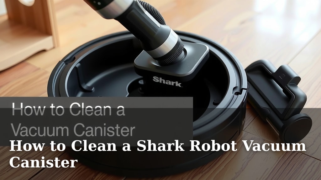 How to Clean a Shark Robot Vacuum Canister