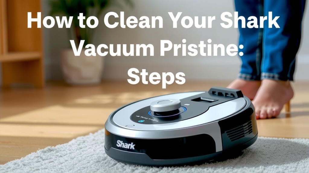 Keeping Your Shark Robot Vacuum Pristine