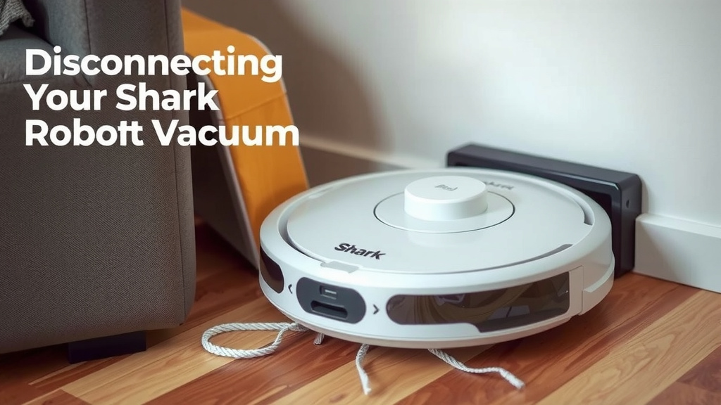 Disconnecting Your Shark Robot Vacuum: A Simple Guide