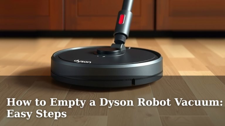 How to Empty a Dyson Robot Vacuum: Easy Steps