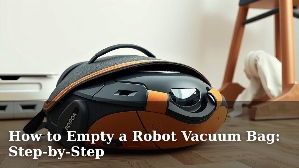 How to Empty a Robot Vacuum Bag: Step-by-Step