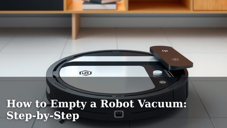 How to Empty a Robot Vacuum: Step-by-Step
