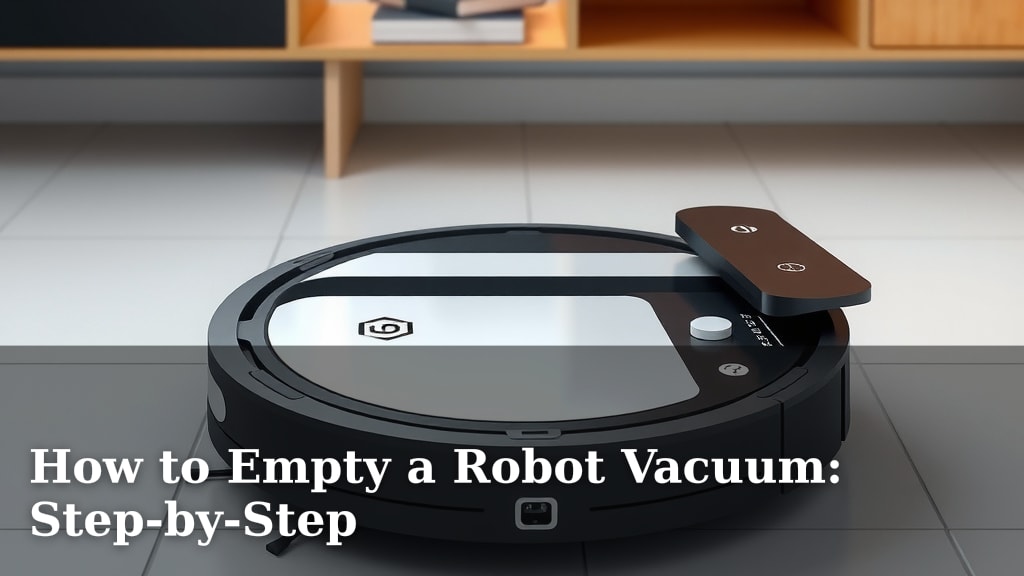 How to Empty a Robot Vacuum: Step-by-Step