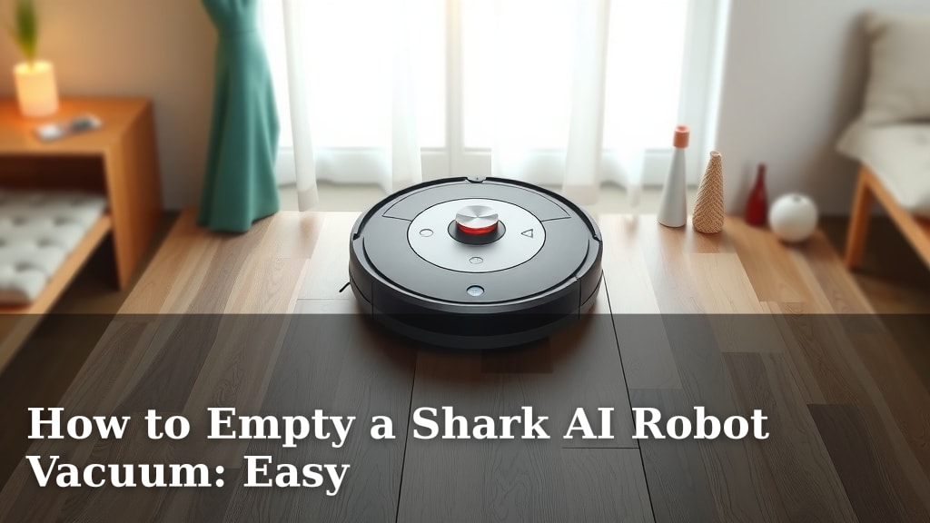 How to Empty a Shark AI Robot Vacuum: Easy