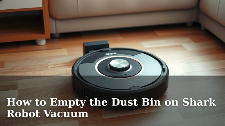 How to Empty the Dust Bin on Shark Robot Vacuum