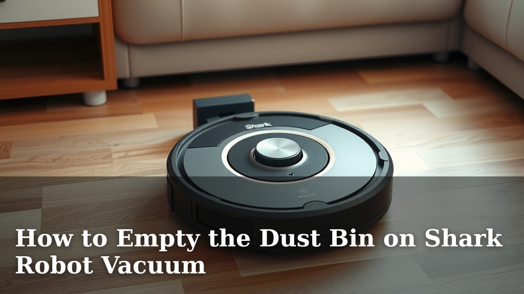 How to Empty the Dust Bin on Shark Robot Vacuum