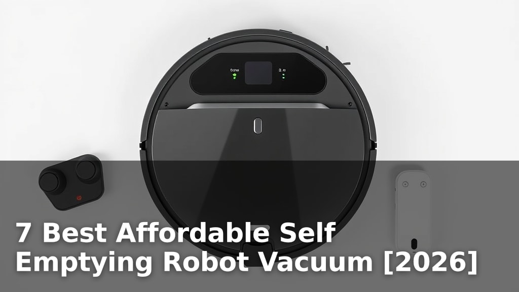 7 Best Affordable Self Emptying Robot Vacuum [2026]