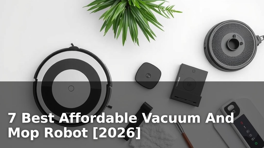 7 Best Affordable Vacuum And Mop Robot [2026]