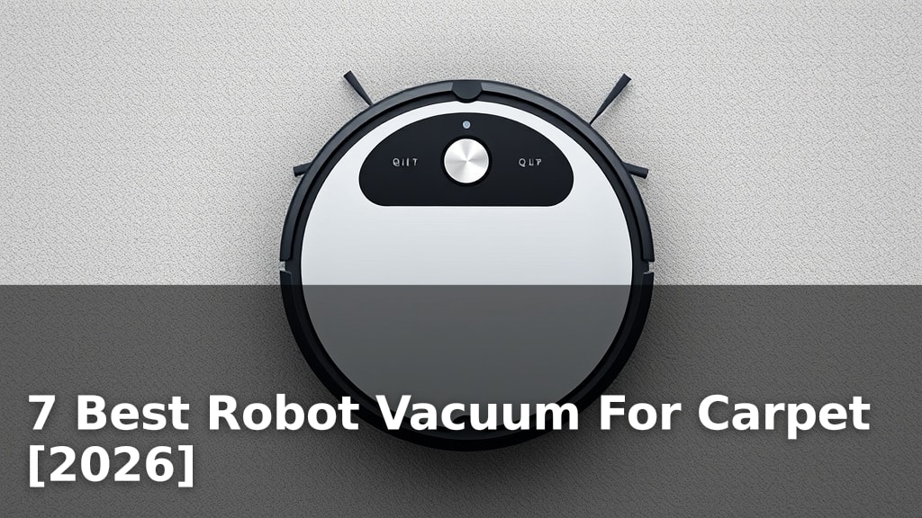 7 Best Robot Vacuum For Carpet [2026]