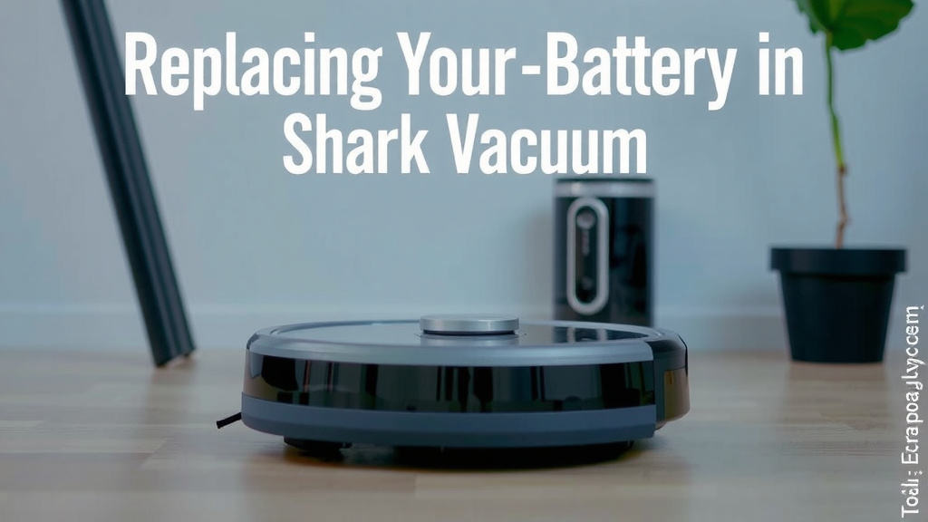 Replacing Your Shark Robot's Power Source