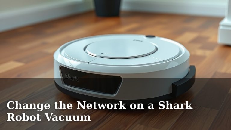 Change the Network on a Shark Robot Vacuum