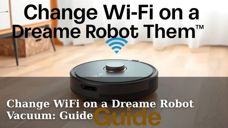 Change WiFi on a Dreame Robot Vacuum: Guide