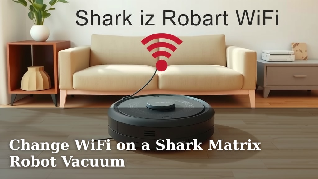 Change WiFi on a Shark Matrix Robot Vacuum