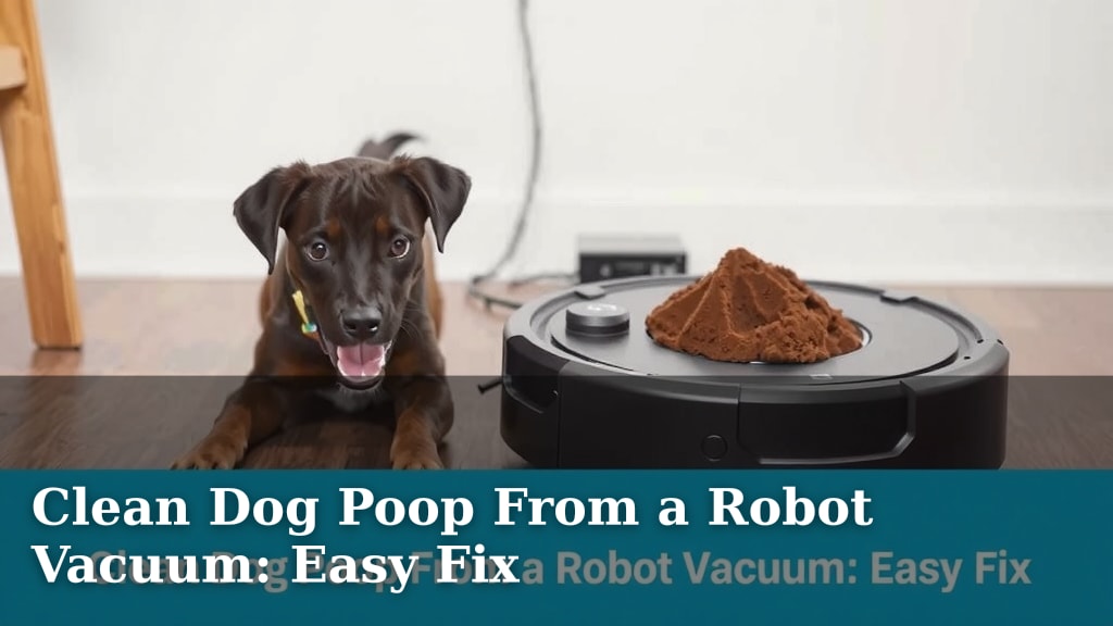 Clean Dog Poop From a Robot Vacuum: Easy Fix
