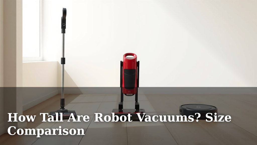 How Tall Are Robot Vacuums? Size Comparison
