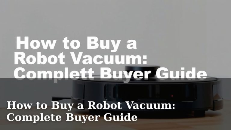 How to Buy a Robot Vacuum: Complete Buyer Guide