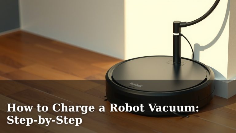 How to Charge a Robot Vacuum: Step-by-Step