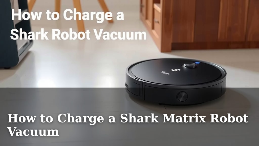 How to Charge a Shark Matrix Robot Vacuum