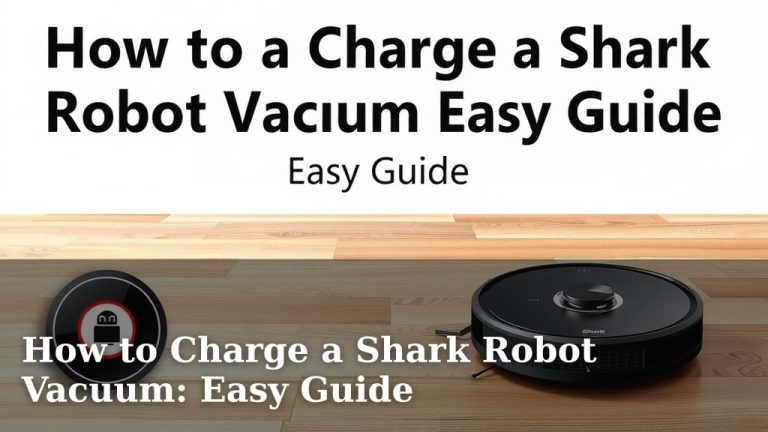 How to Charge a Shark Robot Vacuum: Easy Guide