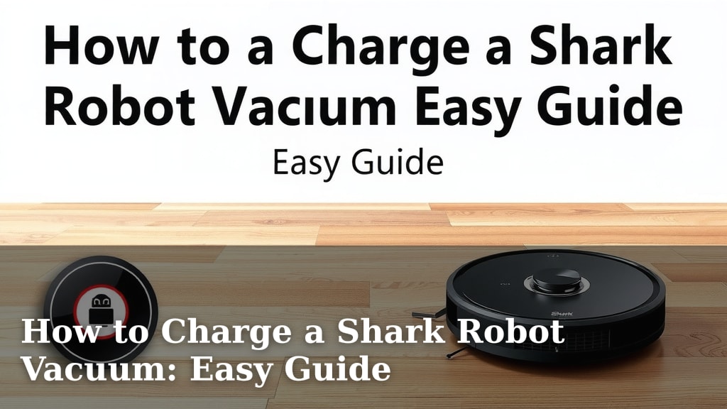 How to Charge a Shark Robot Vacuum: Easy Guide