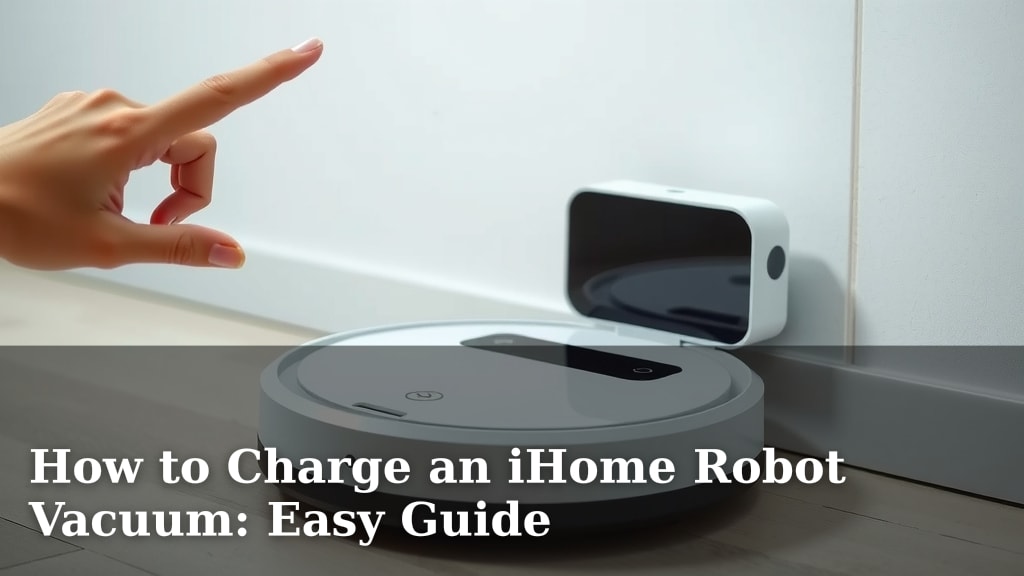 How to Charge an iHome Robot Vacuum: Easy Guide