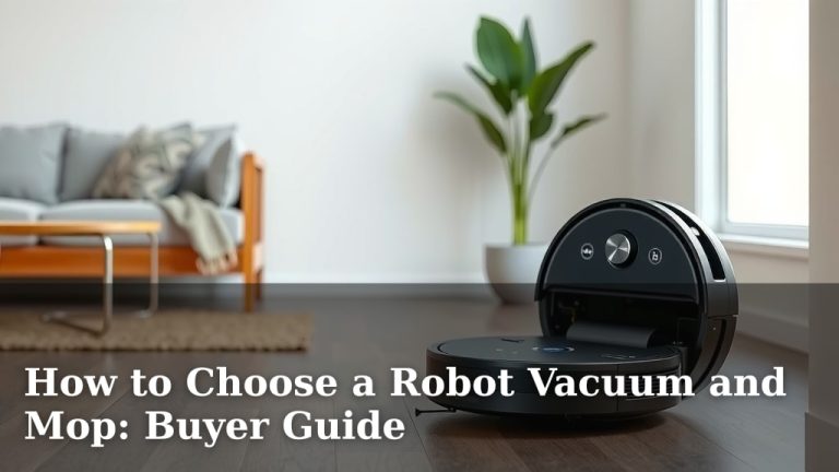 How to Choose a Robot Vacuum and Mop: Buyer Guide