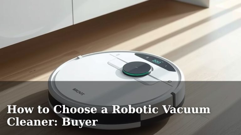 How to Choose a Robotic Vacuum Cleaner: Buyer