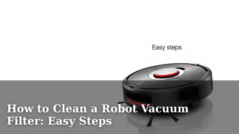 How to Clean a Robot Vacuum Filter: Easy Steps