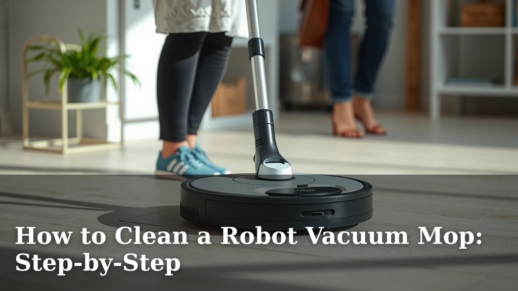 How to Clean a Robot Vacuum Mop: Step-by-Step
