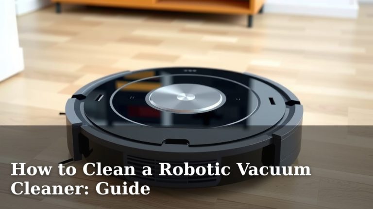 How to Clean a Robotic Vacuum Cleaner: Guide