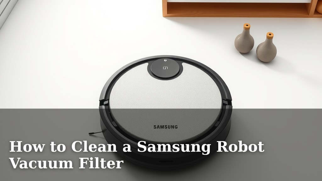 How to Clean a Samsung Robot Vacuum Filter
