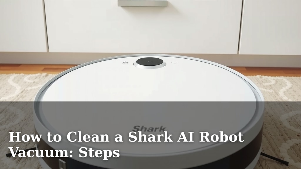 How to Clean a Shark AI Robot Vacuum: Steps