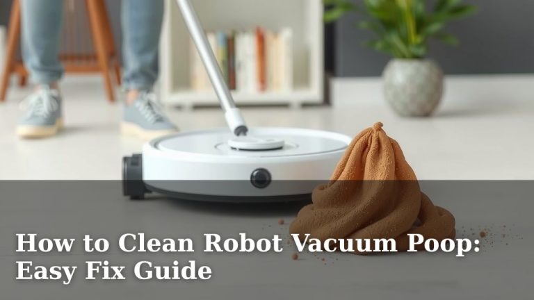 How to Clean Robot Vacuum Poop: Easy Fix Guide