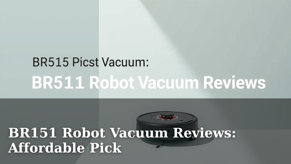 BR151 Robot Vacuum Reviews: Affordable Pick