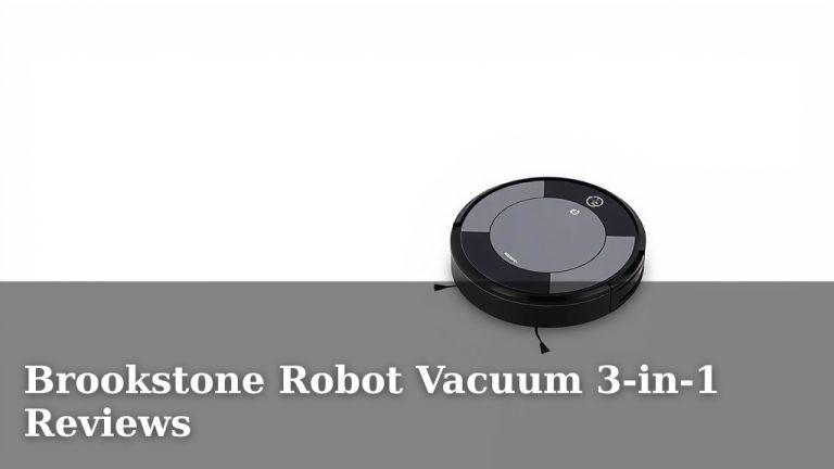 Brookstone Robot Vacuum 3-in-1 Reviews