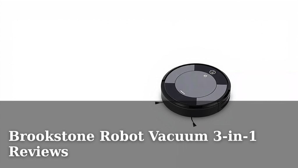 Brookstone Robot Vacuum 3-in-1 Reviews