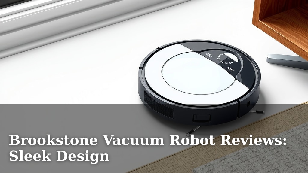Brookstone Vacuum Robot Reviews: Sleek Design