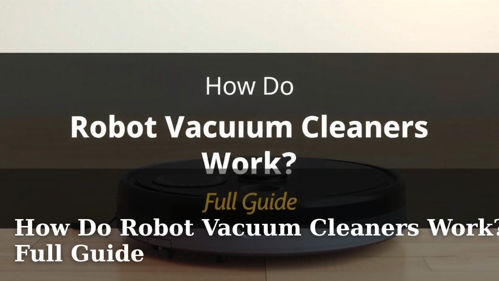 How Do Robot Vacuum Cleaners Work? Full Guide