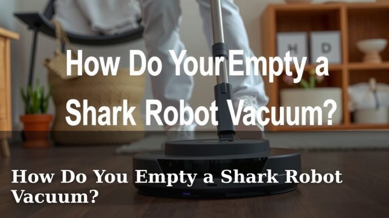 How Do You Empty a Shark Robot Vacuum?