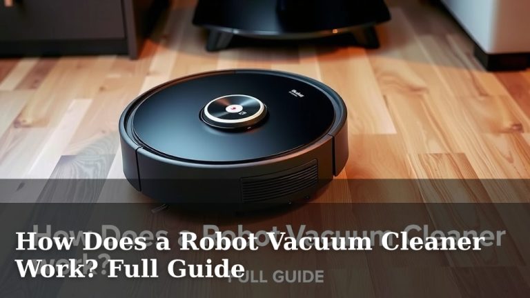 How Does a Robot Vacuum Cleaner Work? Full Guide