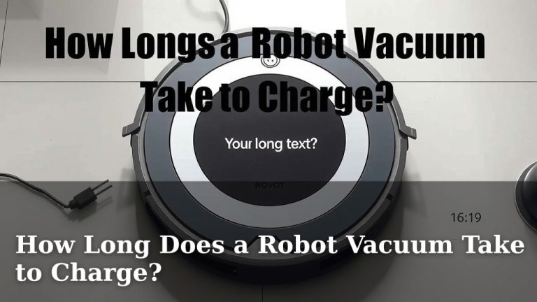 How Long Does a Robot Vacuum Take to Charge?
