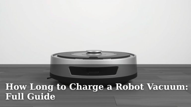 How Long to Charge a Robot Vacuum: Full Guide