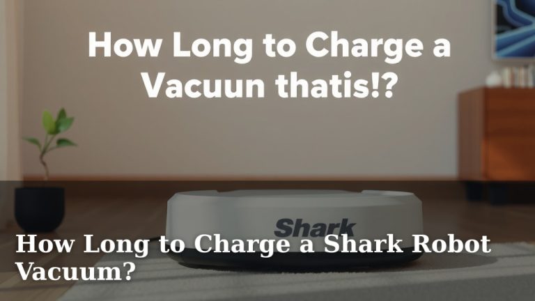 How Long to Charge a Shark Robot Vacuum?