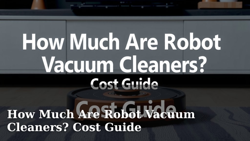How Much Are Robot Vacuum Cleaners? Cost Guide