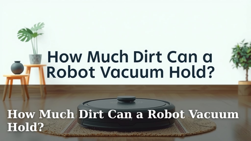 How Much Dirt Can a Robot Vacuum Hold?