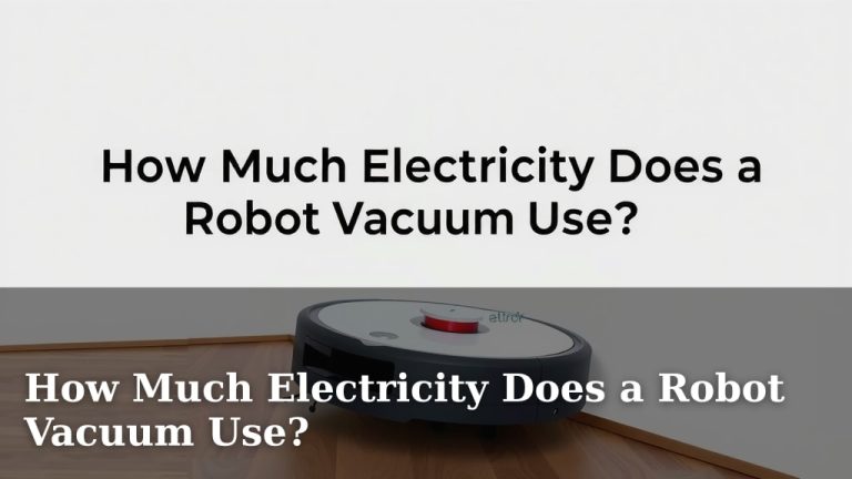 How Much Electricity Does a Robot Vacuum Use?
