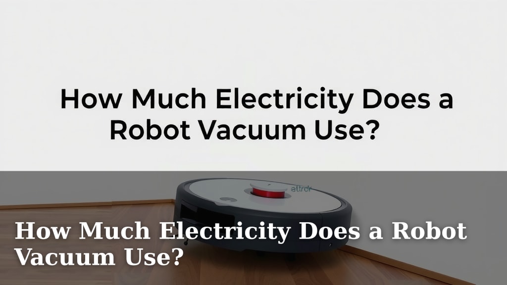 How Much Electricity Does a Robot Vacuum Use?