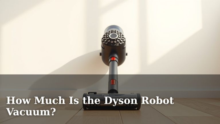 How Much Is the Dyson Robot Vacuum?